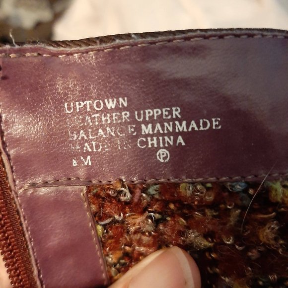 Uptown Leather Upper Balance Size 8 Leather tall boots - Picture 9 of 9